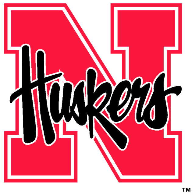 Huskers Corn Hole Stickers set of (2)
